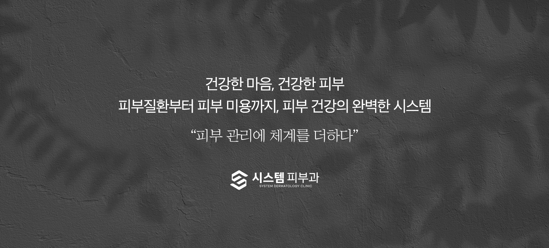 피부 관리에 체계를 더하다